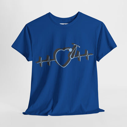 VS Stethoscope Heartbeat Unisex Tee
