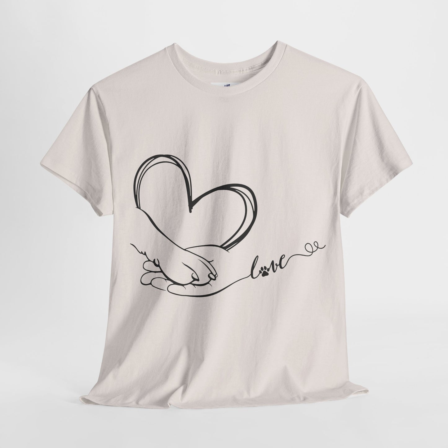 VS Dog Paw Unisex Tee, Pet Owner Gift