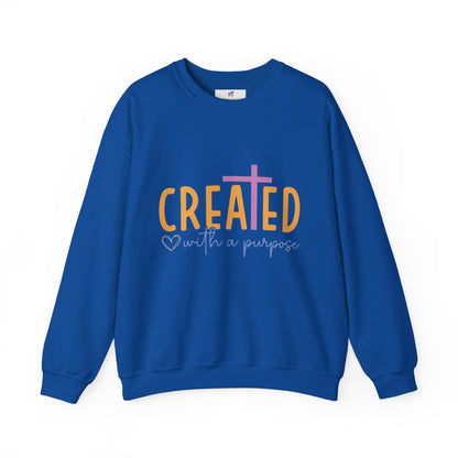 Unisex Sweatshirt, VS Created with a purpose