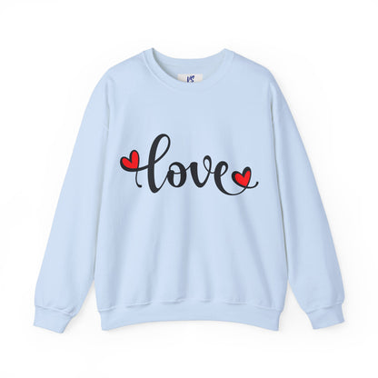 VS Love Hearth Sweatshirt, Comfortable Crewneck
