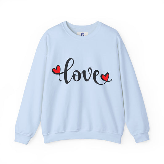 VS Love Hearth Sweatshirt, Comfortable Crewneck