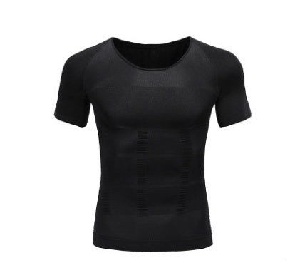Men's Compression T-Shirt – Fitness Shaper & Slimming Belly Control