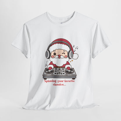 VS Copy of Unisex T-Shirt Heavy Cotton: Festive Santa Claus Top!