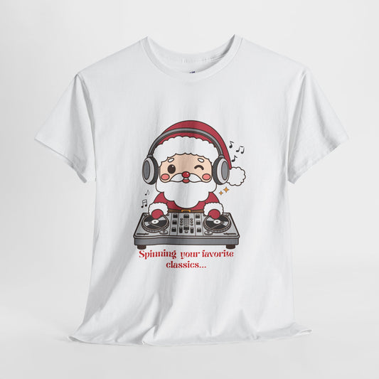 VS Copy of Unisex T-Shirt Heavy Cotton: Festive Santa Claus Top!