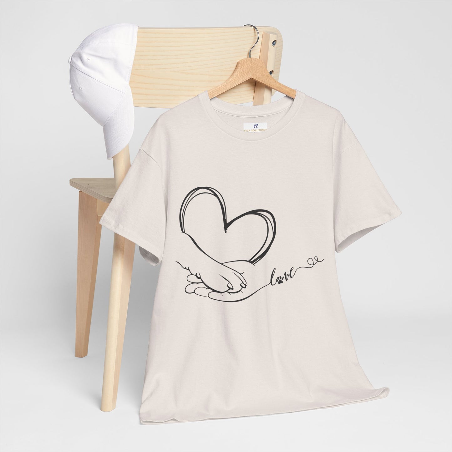 VS Dog Paw Unisex Tee, Pet Owner Gift