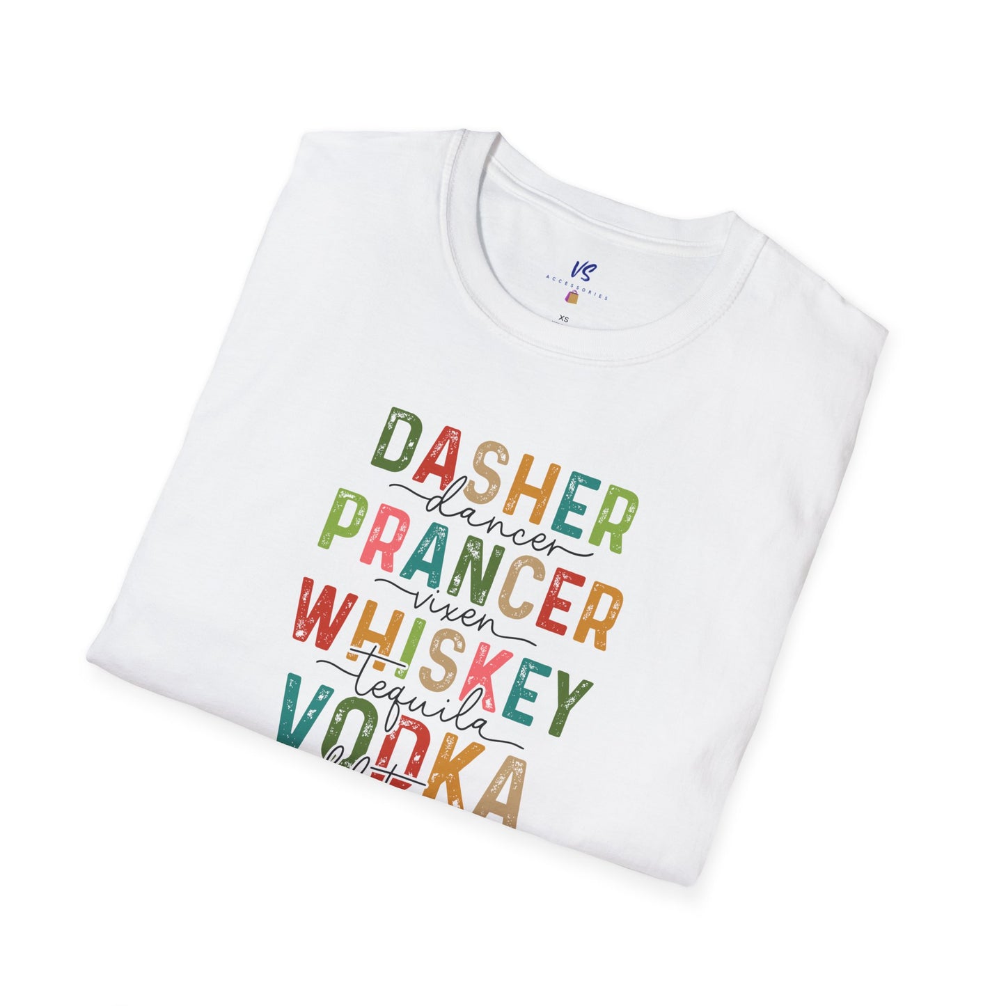 VS Dasher, Prancer, Whiskey Vodka Tee!
