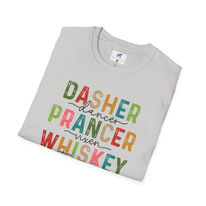 VS Dasher, Prancer, Whiskey Vodka Tee!
