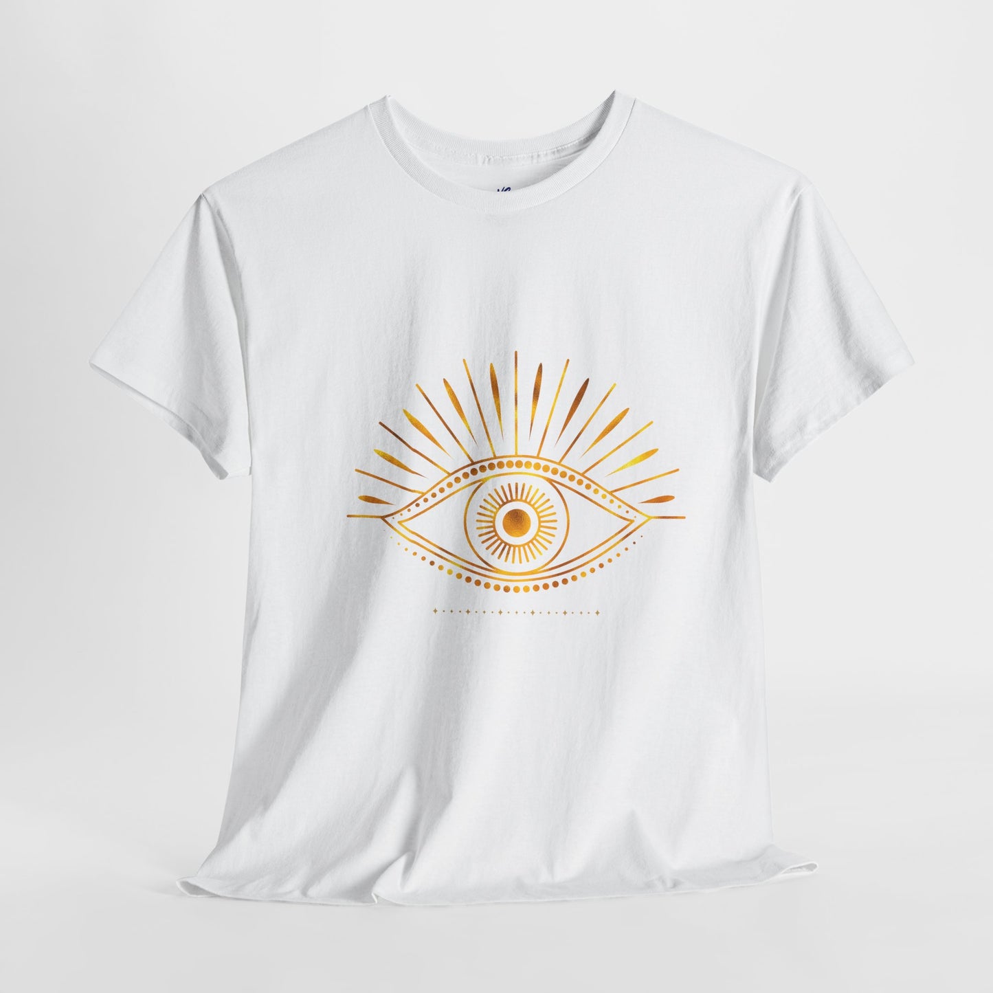 VS Unisex T-Shirt Heavy Cotton: VS Third Eye, Spiritual Graphic, Meditation Apparel.