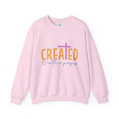 Unisex Sweatshirt, VS Created with a purpose