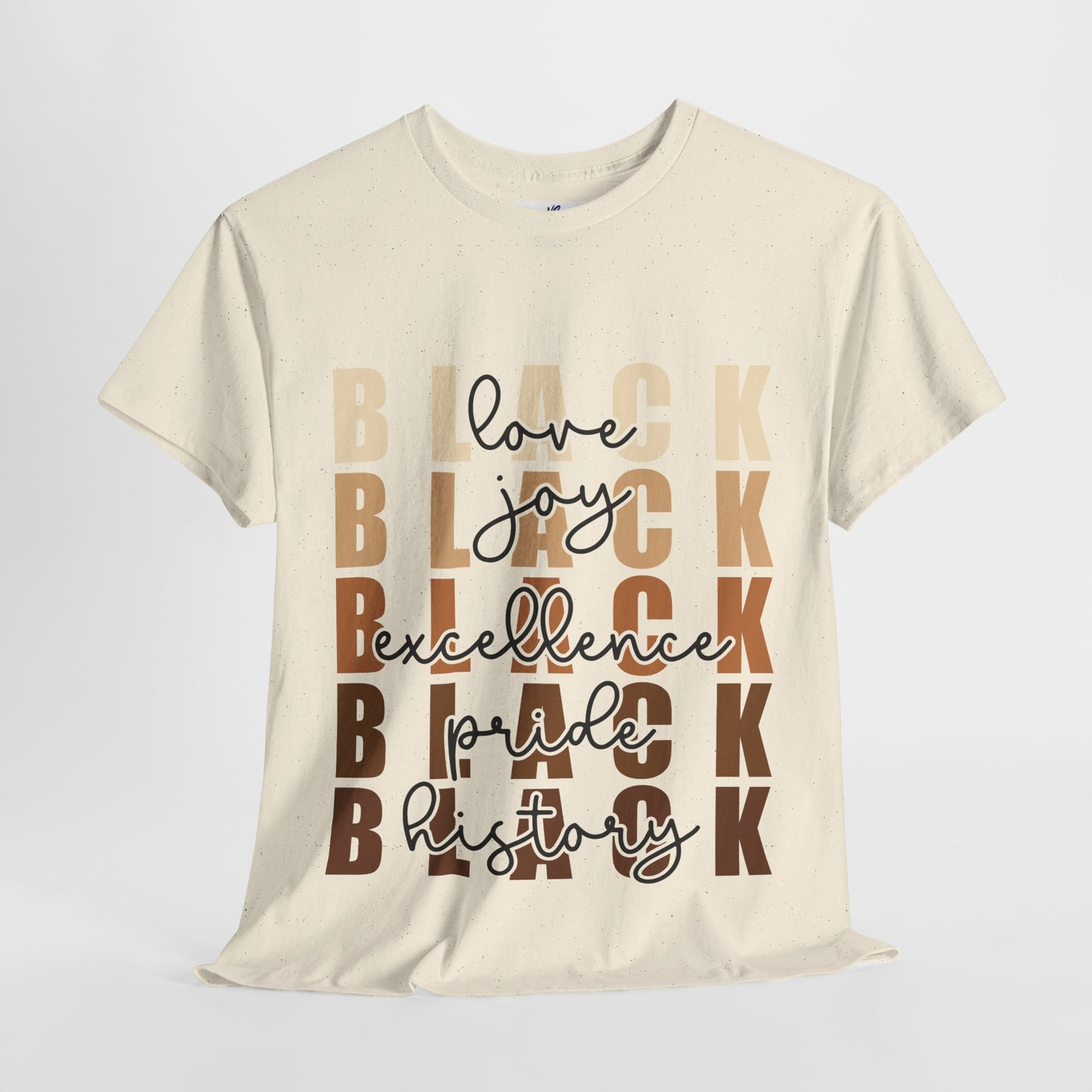 VS Black Love Joy Excellence Pride History Unisex T-Shirt.