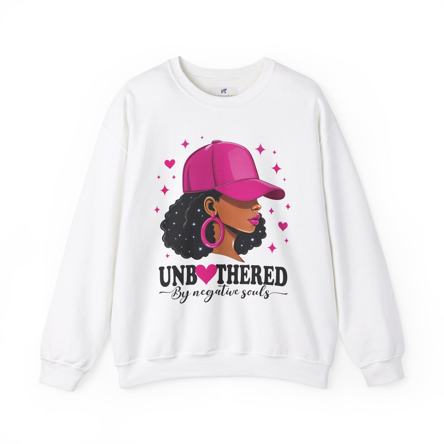 VS Empowering Black Woman Unisex Sweatshirt, Positive Energy Apparel.
