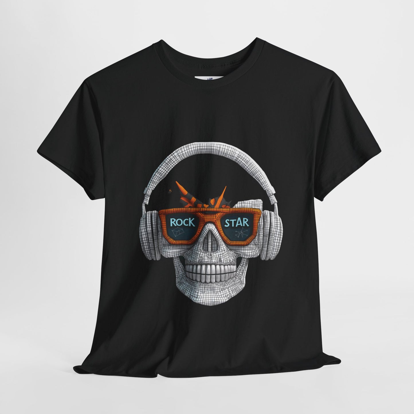 VS Rock Star Skull Unisex Tee, Music Lover Gift