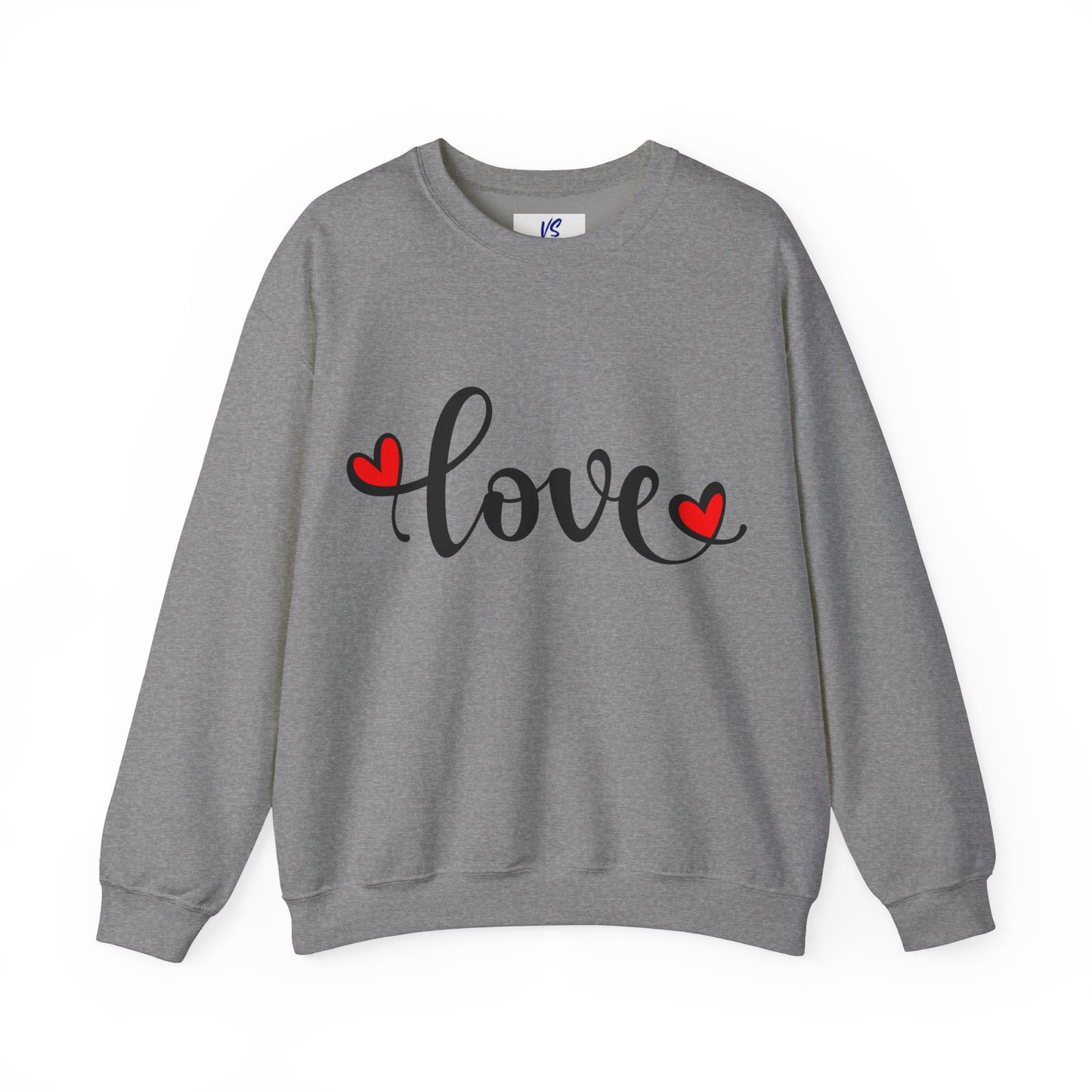 VS Love Hearth Sweatshirt, Comfortable Crewneck