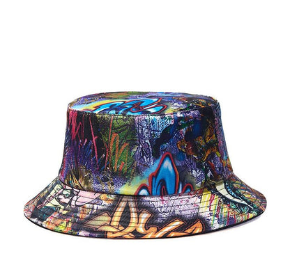 Graffiti Print Fisherman Hat