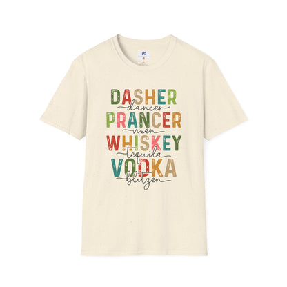 VS Dasher, Prancer, Whiskey Vodka Tee!