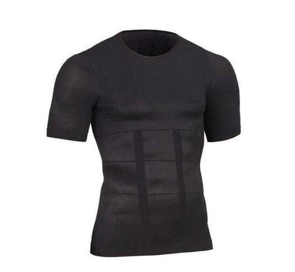 Men's Compression T-Shirt – Fitness Shaper & Slimming Belly Control