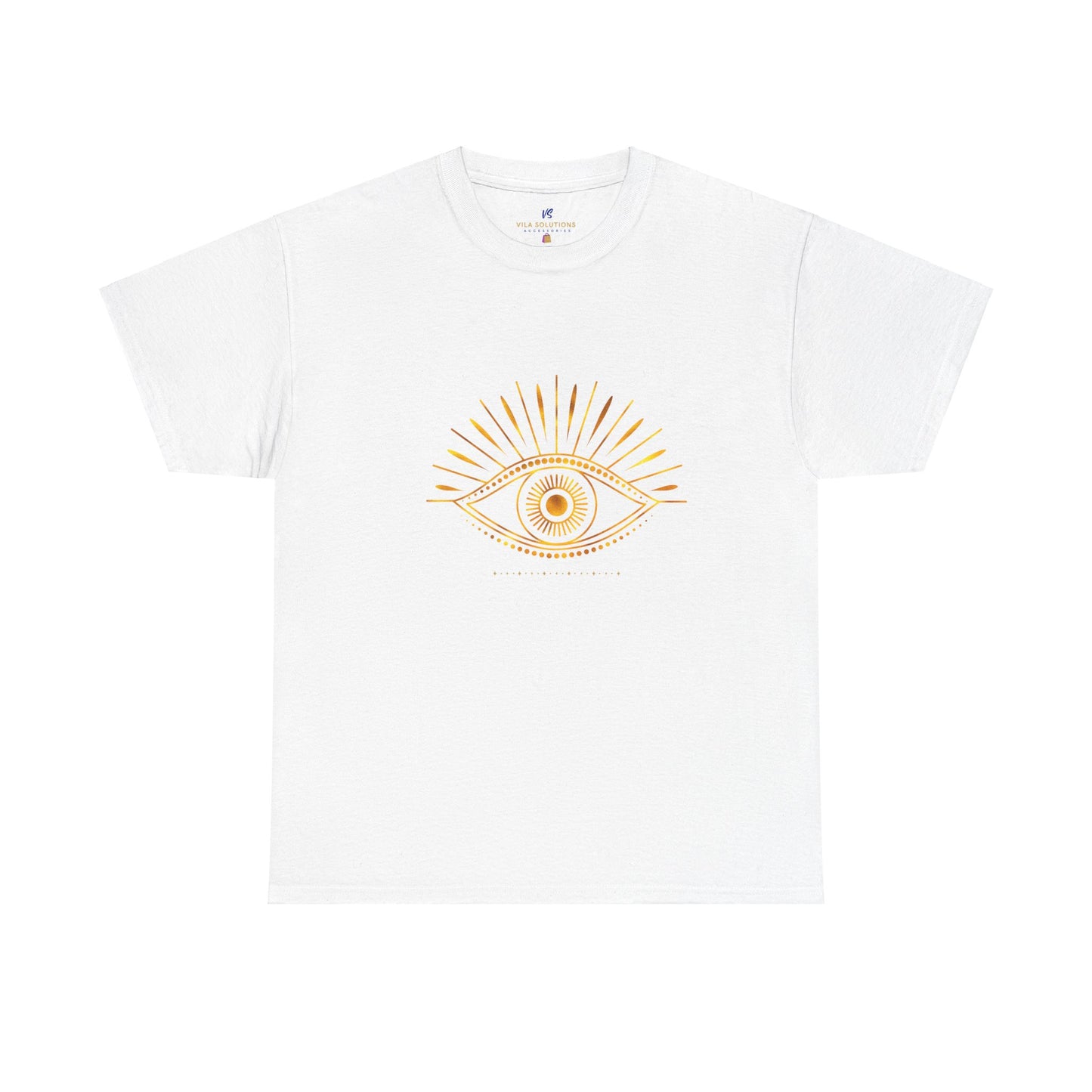 VS Unisex T-Shirt Heavy Cotton: VS Third Eye, Spiritual Graphic, Meditation Apparel.