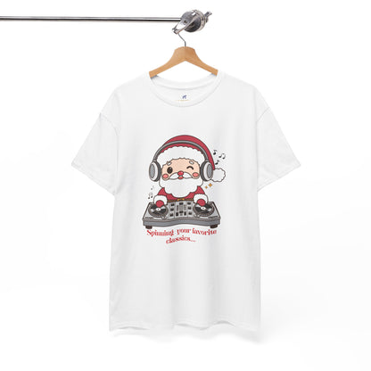 VS Copy of Unisex T-Shirt Heavy Cotton: Festive Santa Claus Top!