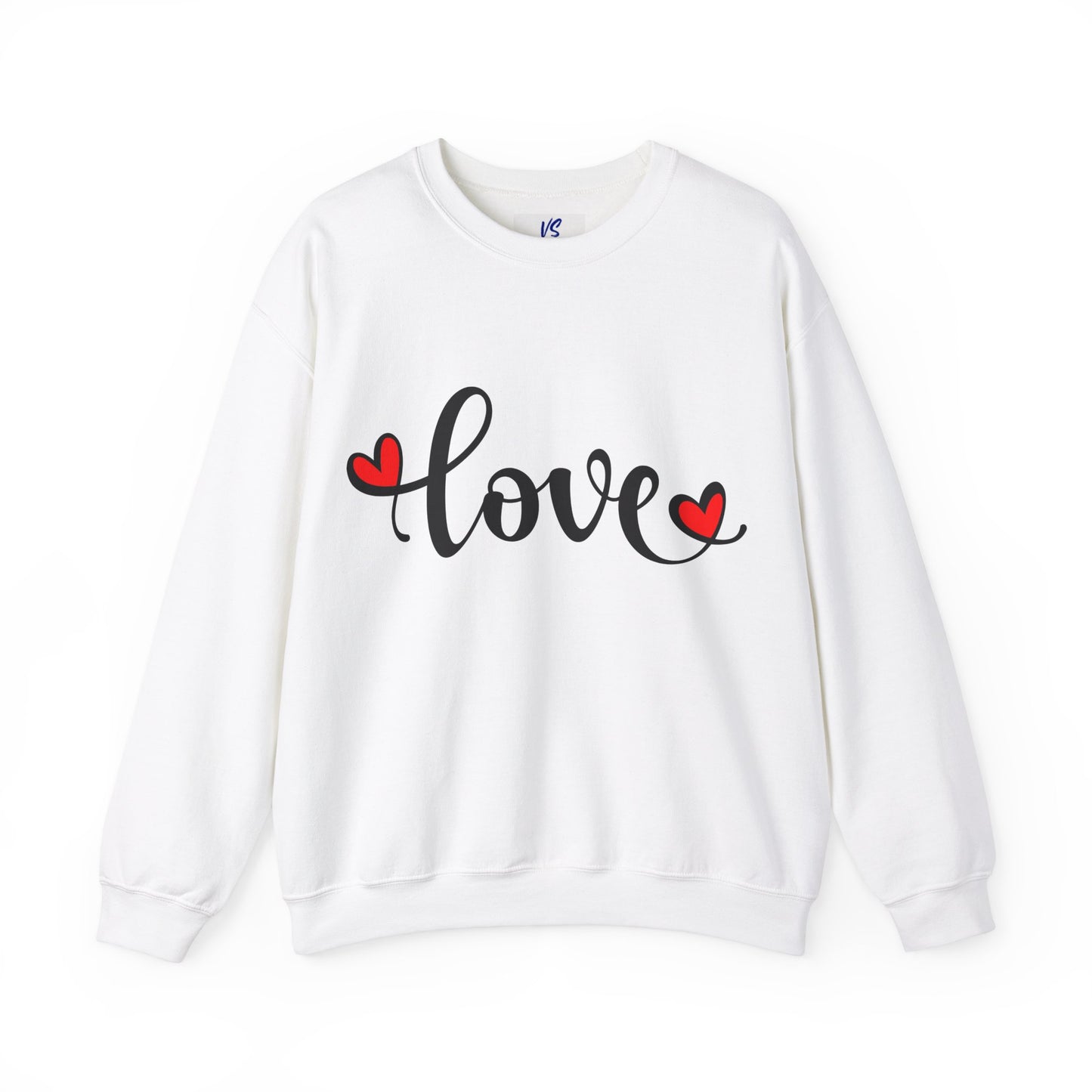 VS Love Hearth Sweatshirt, Comfortable Crewneck