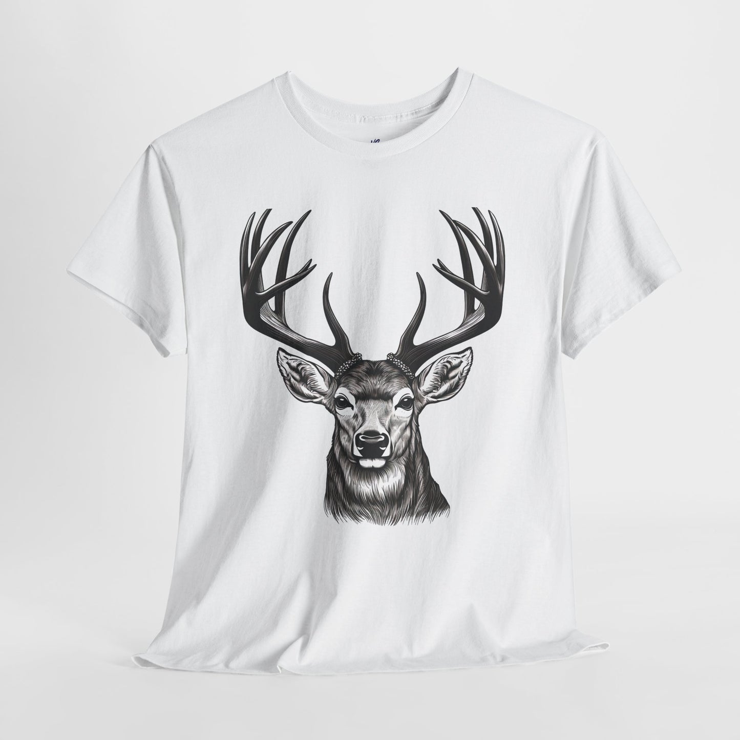 VS Buck photo Unisex Heavy Cotton Tee - Nature Lover Gift