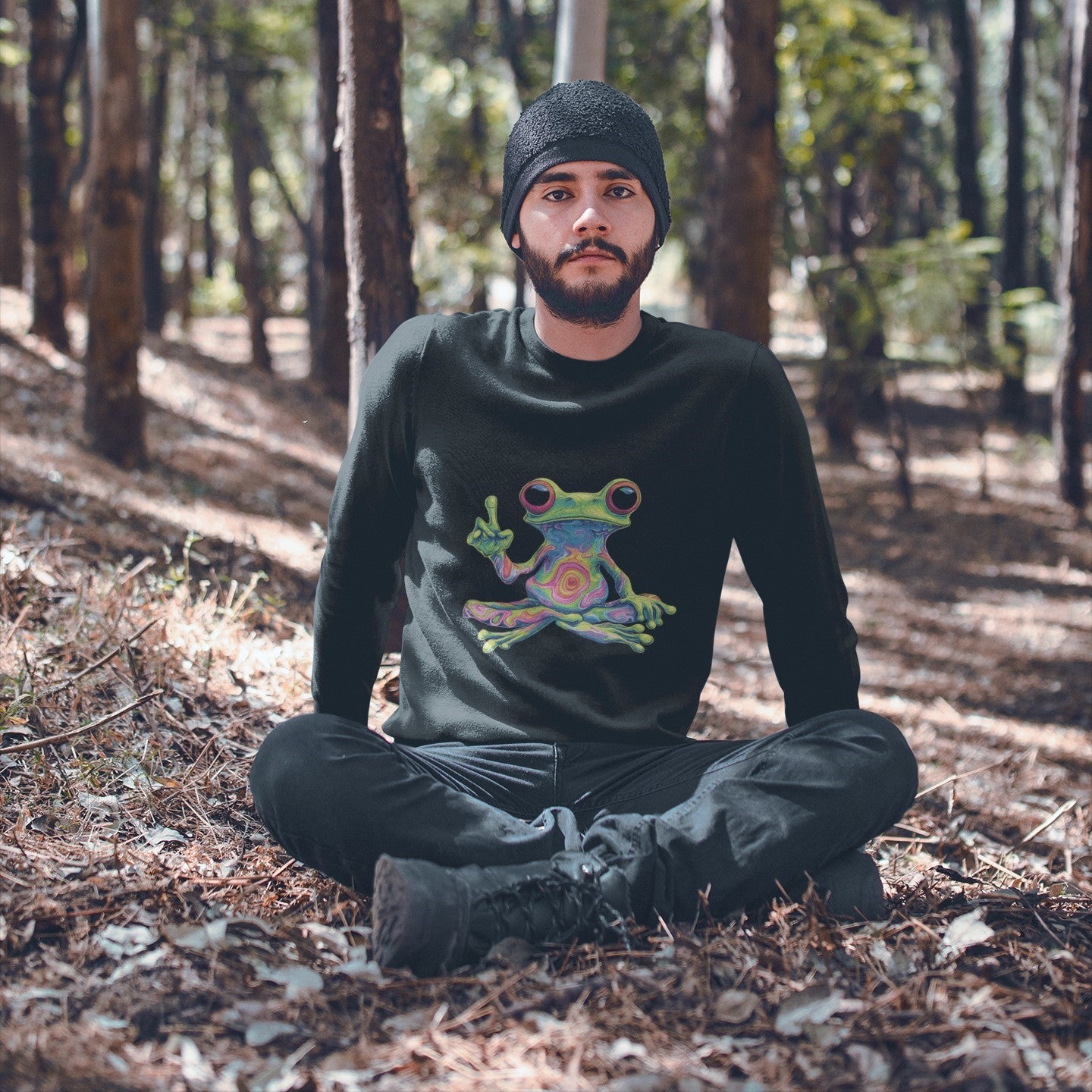 VS Fun Frog Sweatshirt, Frog Lover Gift.