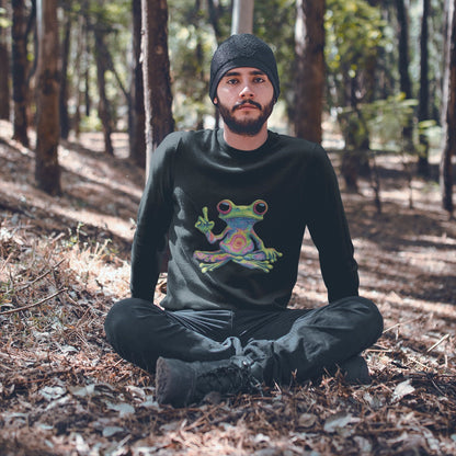 VS Fun Frog Sweatshirt, Frog Lover Gift.