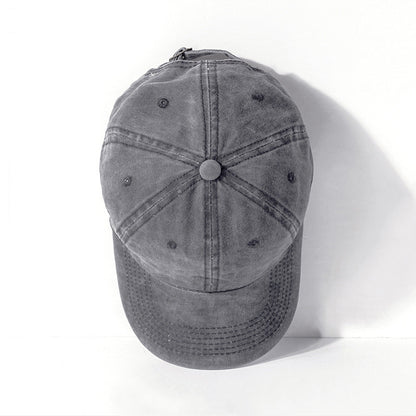 Unisex Fashion Baseball Hat – Washed Look with Curved Brim