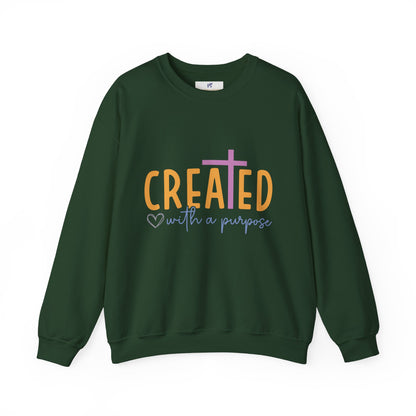 Unisex Sweatshirt, VS Created with a purpose