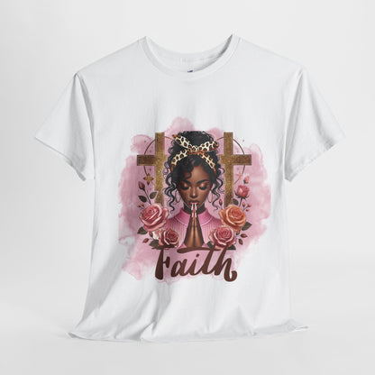 VS Religious Woman Praying Unisex Heavy Cotton Tee,
