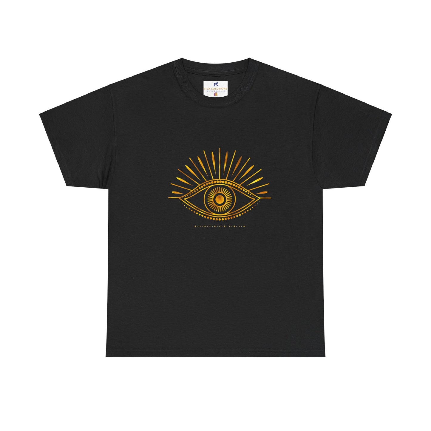 VS Unisex T-Shirt Heavy Cotton: VS Third Eye, Spiritual Graphic, Meditation Apparel.