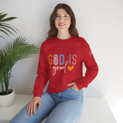 Unisex Sweatshirt, VS God is Good all the times