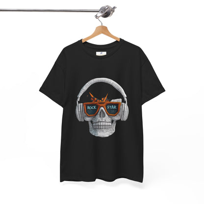 VS Rock Star Skull Unisex Tee, Music Lover Gift