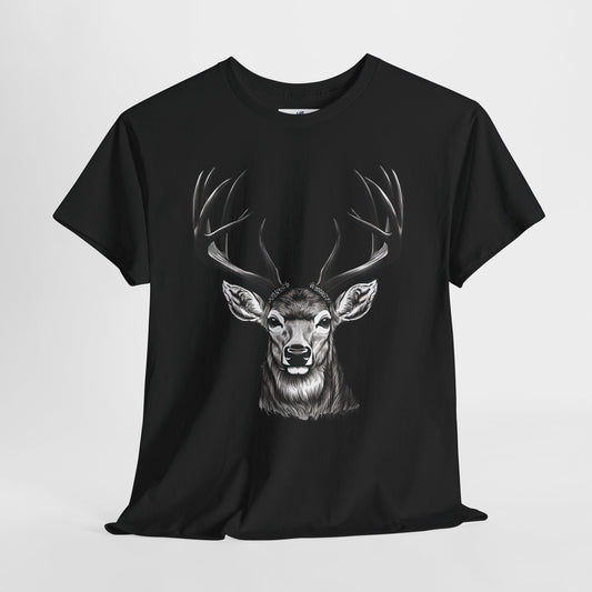 VS Buck photo Unisex Heavy Cotton Tee - Nature Lover Gift