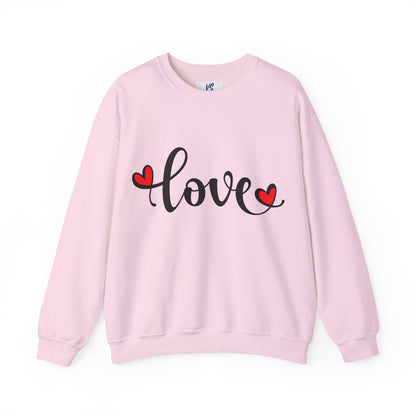 VS Love Hearth Sweatshirt, Comfortable Crewneck