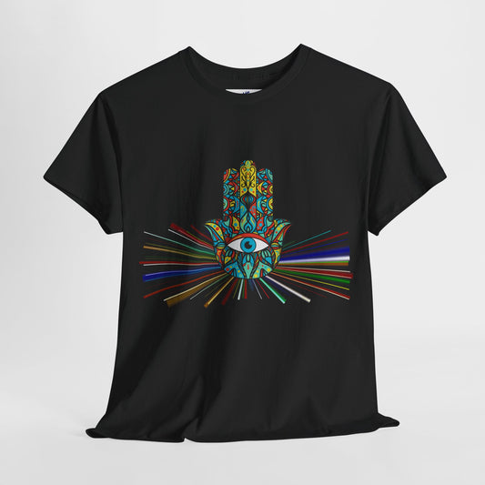 VS Unisex T-Shirt Heavy Cotton: Color Third Eye, Spiritual Graphic.