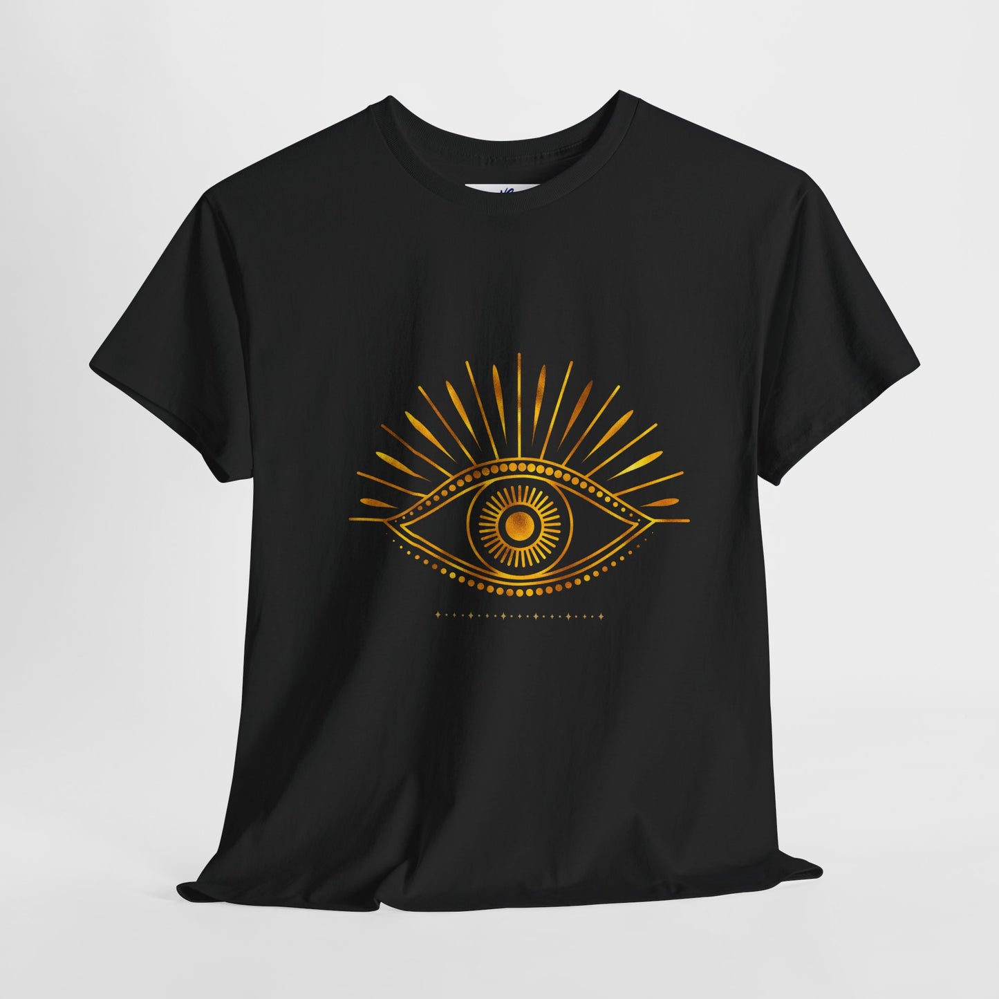 VS Unisex T-Shirt Heavy Cotton: VS Third Eye, Spiritual Graphic, Meditation Apparel.