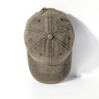 Unisex Fashion Baseball Hat – Washed Look with Curved Brim